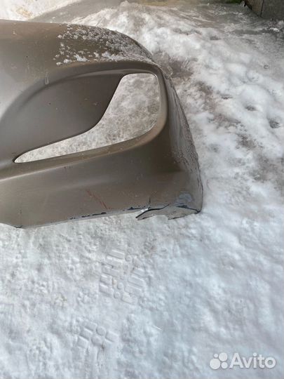 Бампер на hyundai solaris