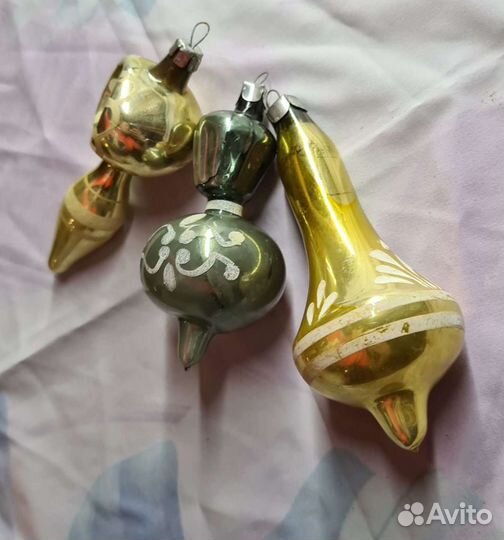 Елочные игрушки СССР Лот колокольчики