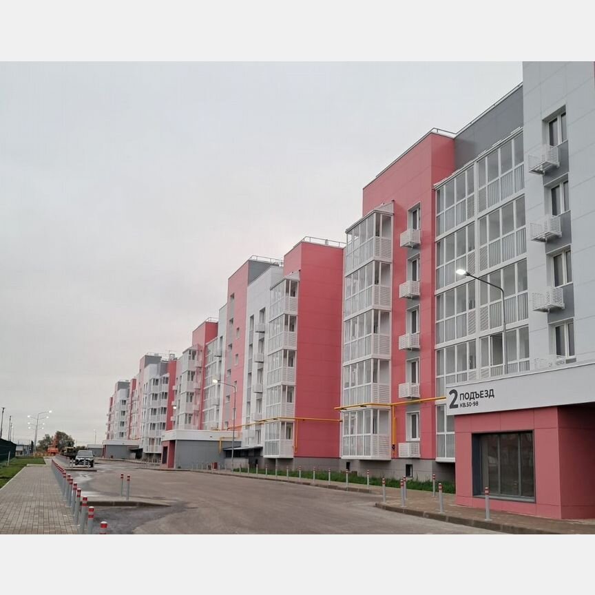 2-к. квартира, 54,3 м², 5/5 эт.