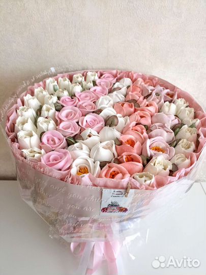 Зефирный букет в наличии и на заказ