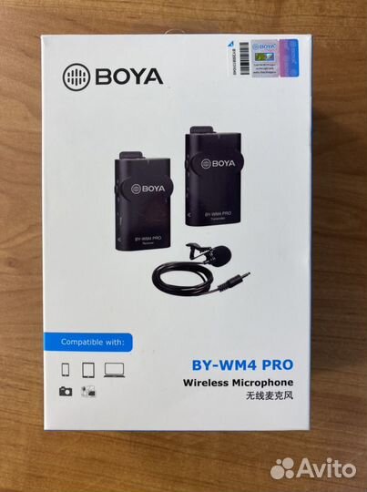 Микрофон петличный boya BY-WM4 PRO