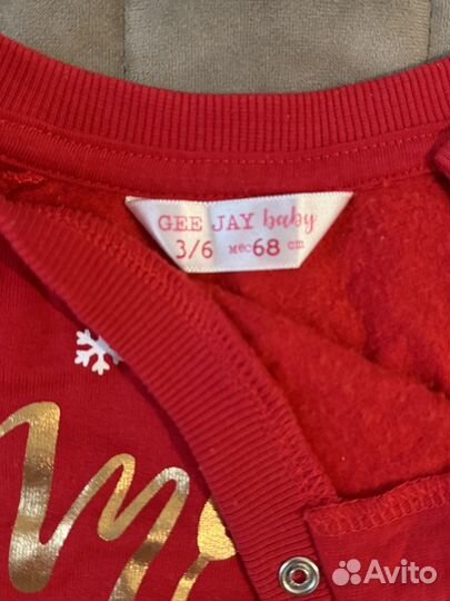 Новогодняя одежда для детей 68,74,80,86