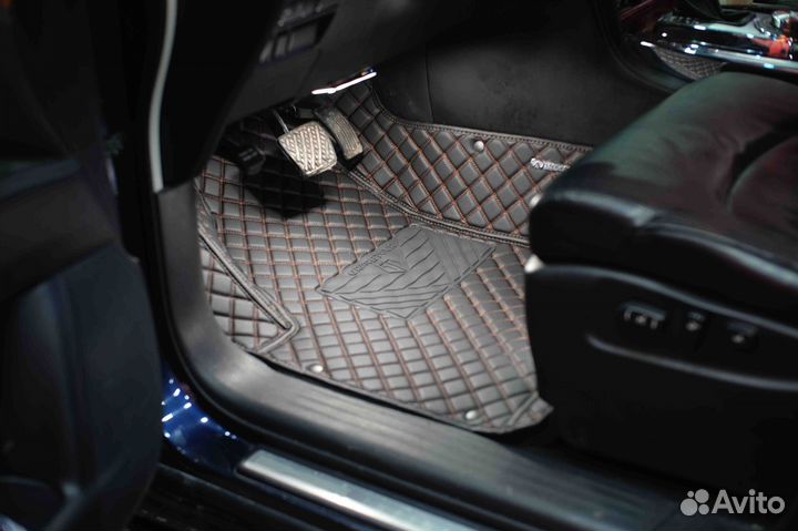 3D коврики из экокожи infiniti QX80