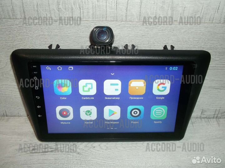 Магнитола Skoda Rapid Android с камерой