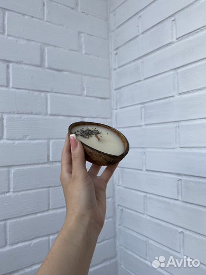 Ароматическая свеча ручной работы