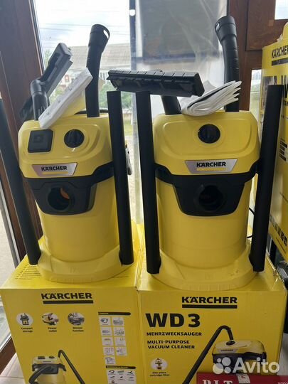 Пылесос karcher wd 3