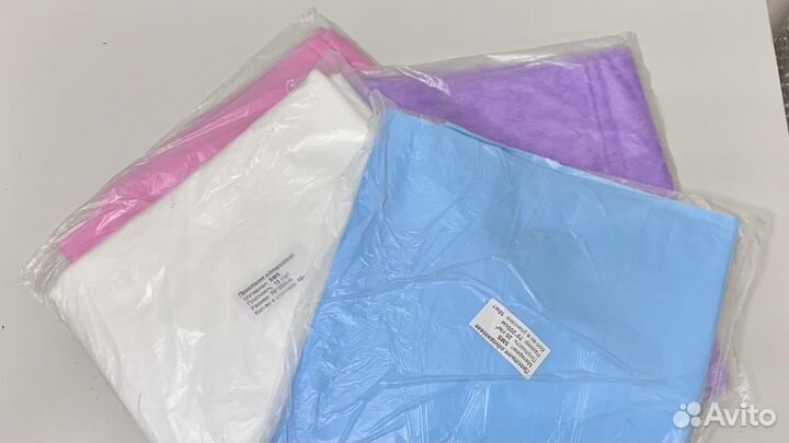 Одноразовые простыни в сложении