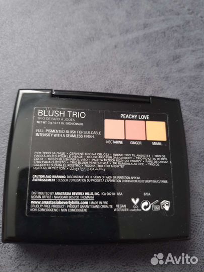 Anastasia beverly hills трио румян 