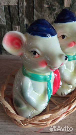 Солонка и перечница керамика