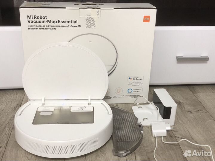 Робот пылесос xiaomi mi robot vacuum mop essential