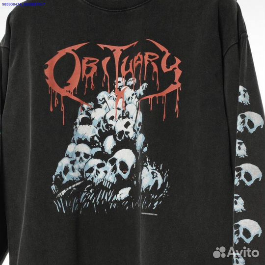 Черный лонгслив от Saint Michael – ваш идеальный выбор