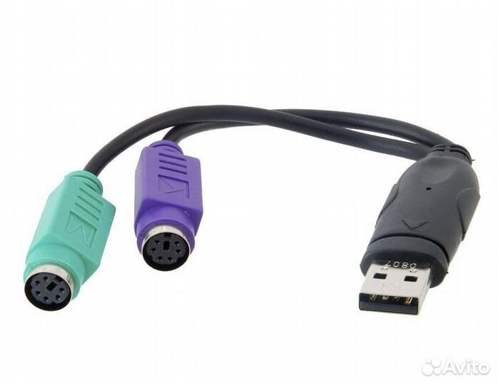 USB-переходник для старой мыши и клавиатуры