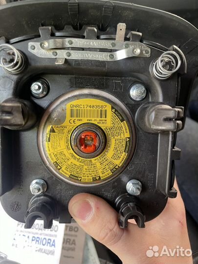 Руль priora 2 с подушкой