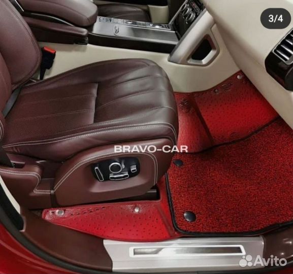 Автоковрики люкс из экокожи на Toyota WiLL Cypha