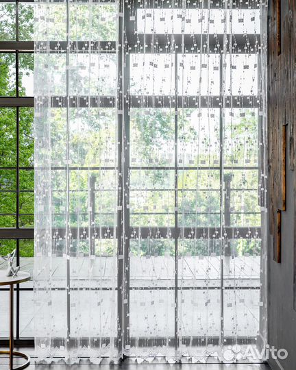 Новый тюль Мона белый