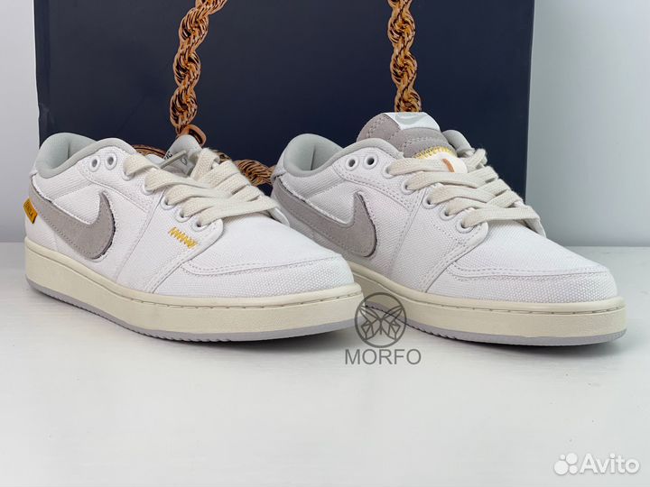 Union LA X Air Jordan 1 KO Low White Neutral Grey