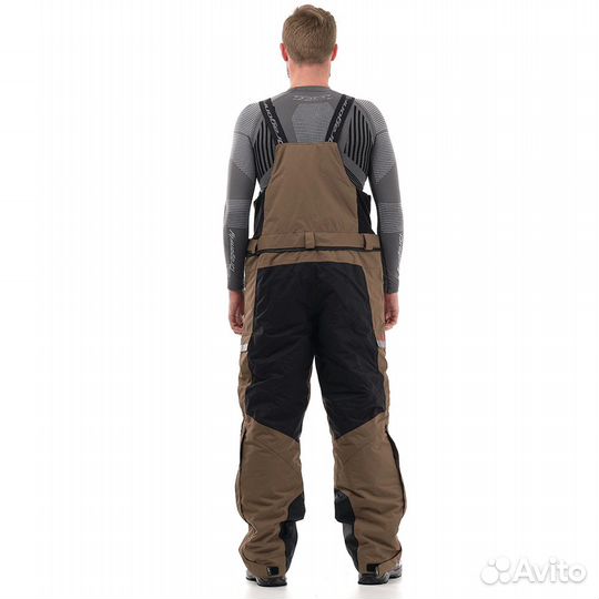 Штаны мужские DragonFly Expedition 2020 Корич-черн