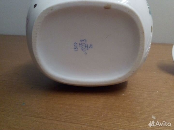 Старинная сахарница фарфоровый лфз СССР