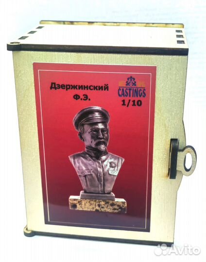 Бюст Дзержинский олово