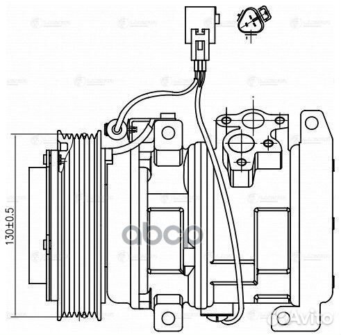 Компрессор кондиц. для а/м Toyota Camry (01) 2