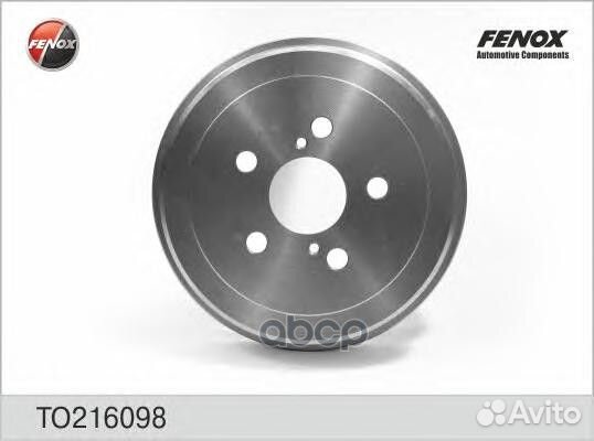 Барабан тормозной зад прав/лев TO216098 fenox