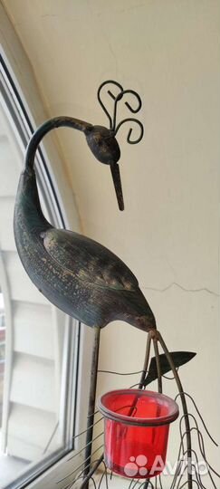 Кованные изделия интерьерные. Павлин