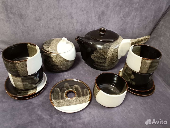 Кофейный керамический сервиз