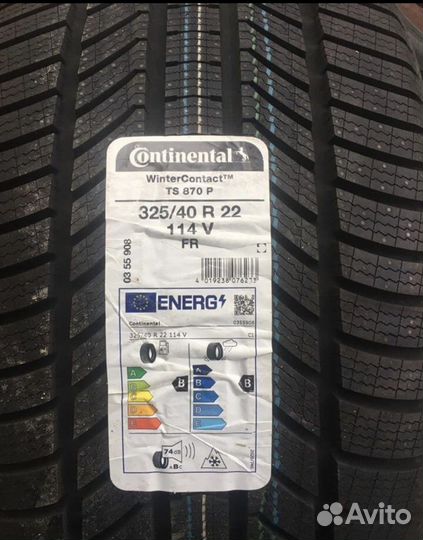 Continental ContiWinterContact TS 870 325/40 R22 и 285/45 R22 114V