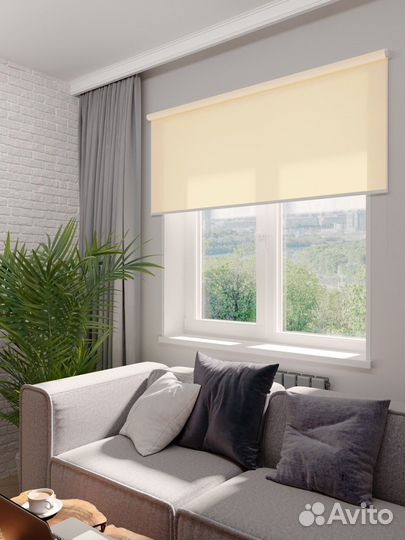 Рулонные шторы Коричневые RAL5104