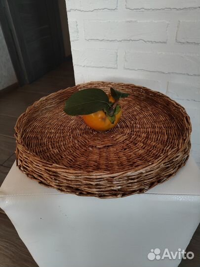 Хлебница из бумажной лозы