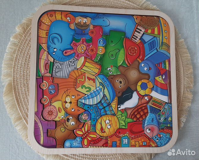 Деревянные пазлы