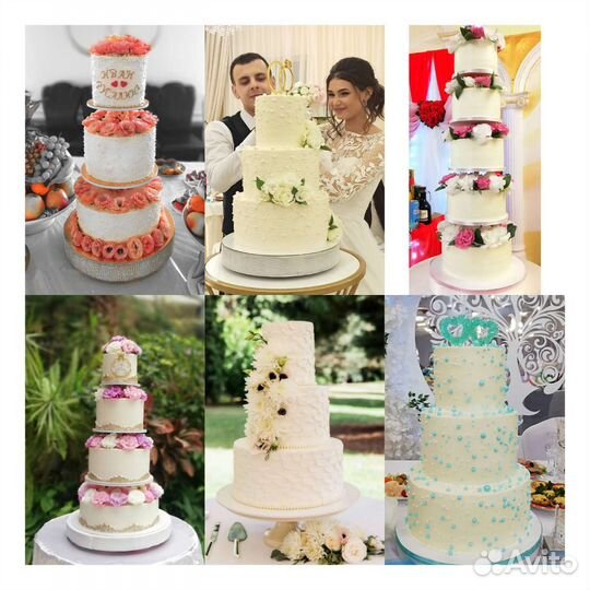 Торты на заказ + свадебные
