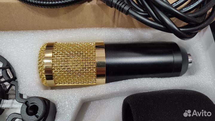 Микрофон для стримов bm800 со звуковой картой