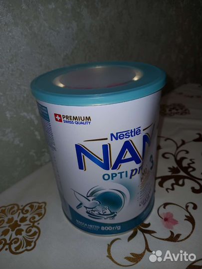 Молочко NAN 3 800 гр с 12 мес