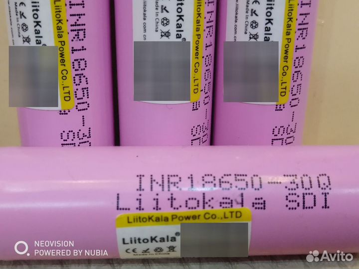 Аккумулятор LiitoKala inr18650-30q 3000mAh 20A