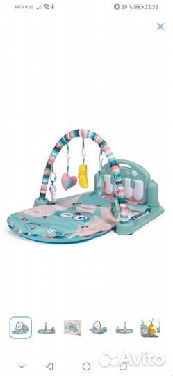 Развивающий коврик с пианино
