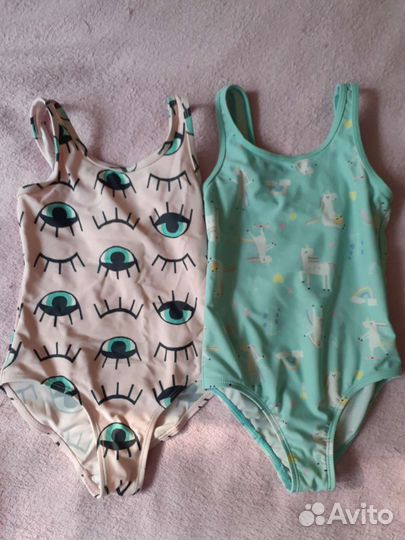 Купальник Crooked на 116-122р +очки