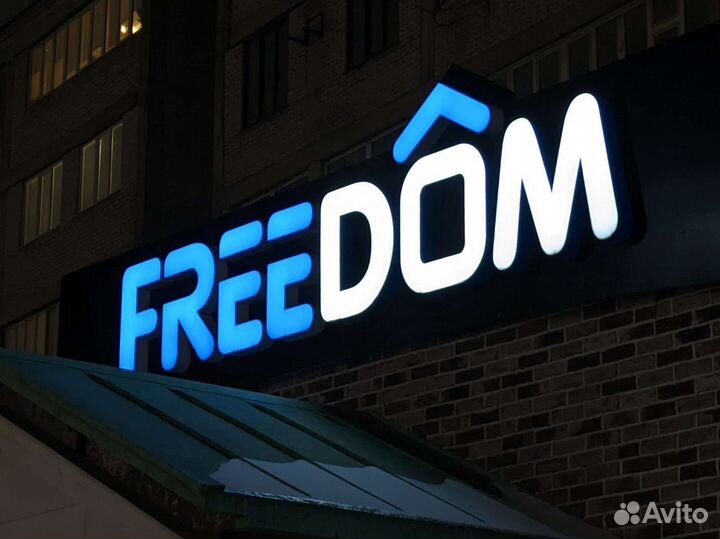 Наружная реклама буквы баннер плакат короб