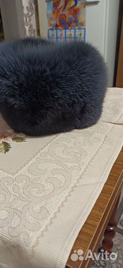 Шапка зимняя меховая женская песец
