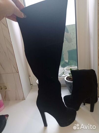 Сапоги ботфорты