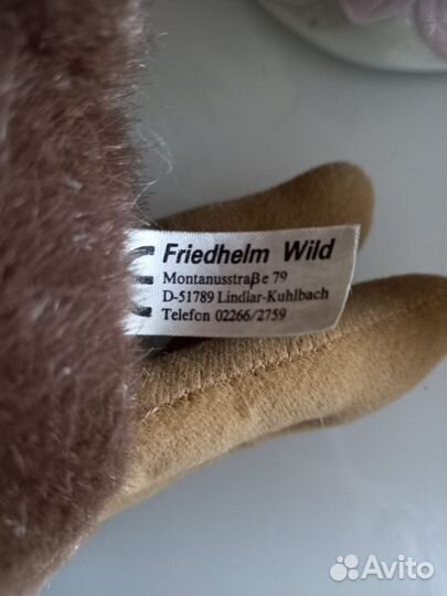 Большая мягкая игрушка олень Германия