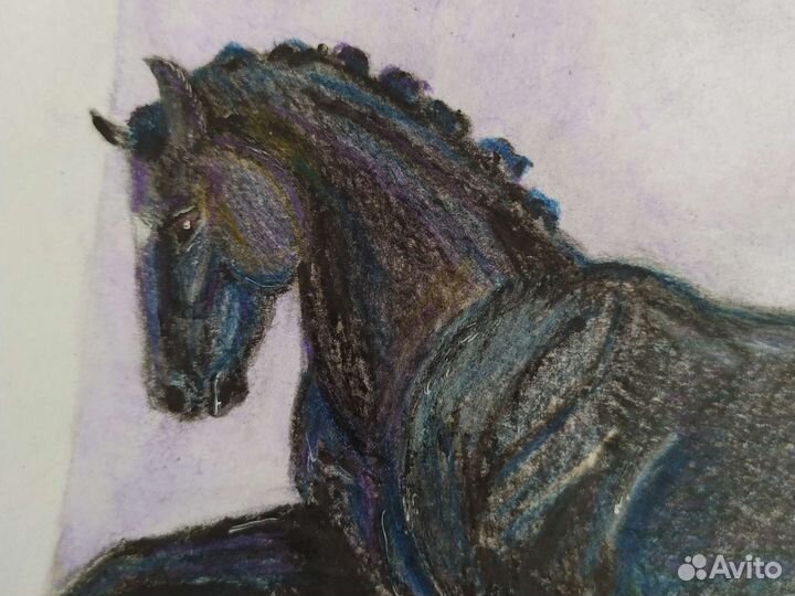 Картина конь лошадь Тотилас