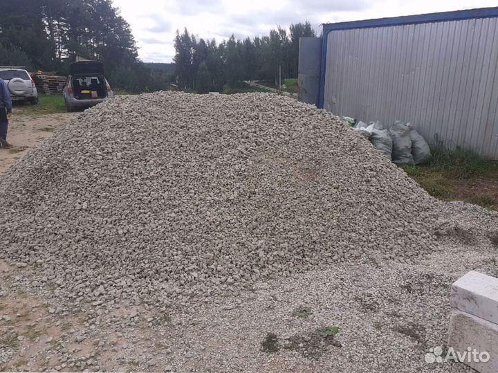 Щебень известняковый с доставкой