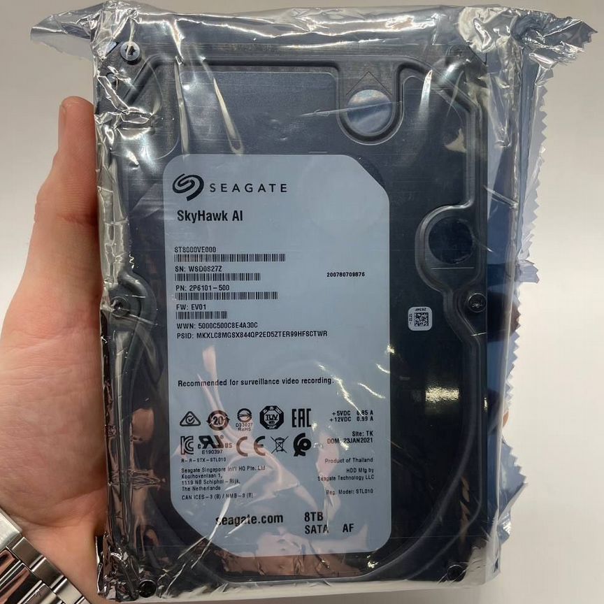 [ST8000VE000] 8тб Seagate Skyhawk