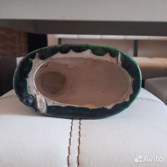 Статуэтка майолика обливная керамика баран