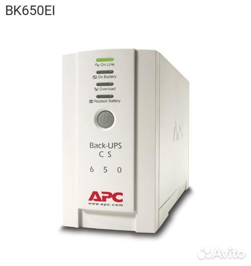 Ибп APC by Schneider Electric Back-UPS BK 650VA, T