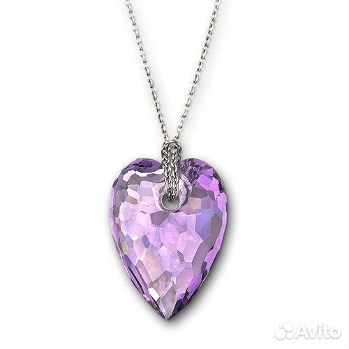 Swarovski кулон сердце