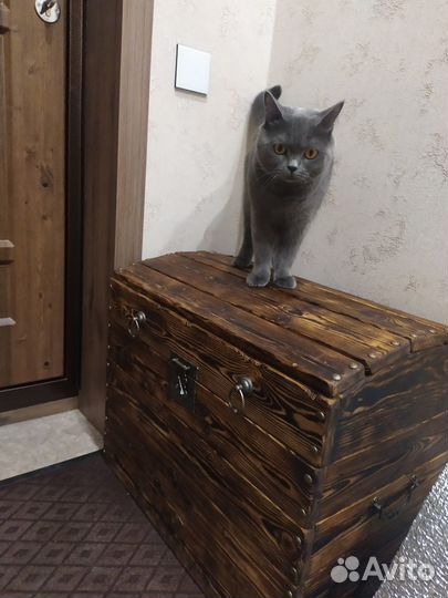 Сундук ящик деревянный ручной работы, сосна