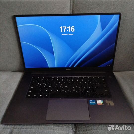 Ноутбук huawei matebook d15