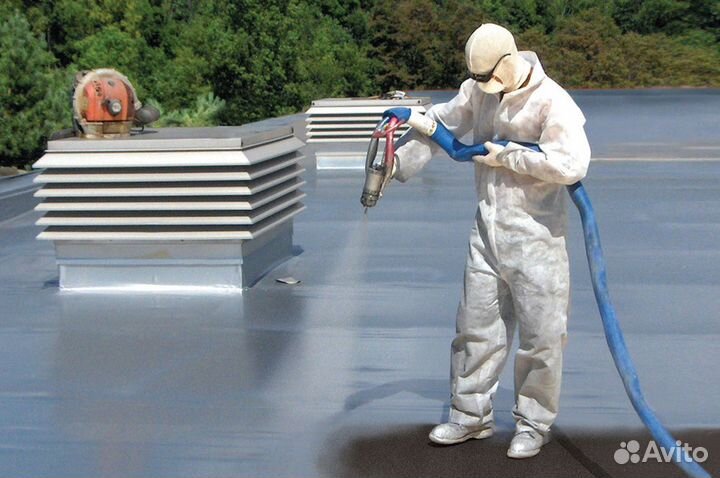 Полимочевинная гидроизоляция кровли